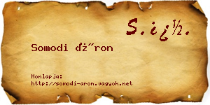 Somodi Áron névjegykártya